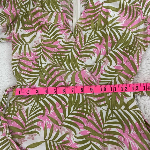 Floral Short Sleeved Dress Sz 36 - Picture 4 of 5